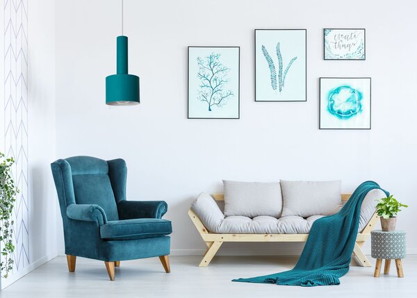 Lampa DE TAVAN SUSPENDABILA OSTII B verde
