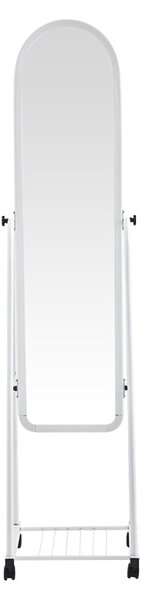 Oglinda cu rafturi Lomna Alb 38.5x37.5x160 cm