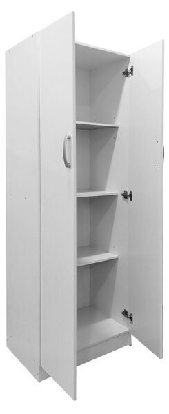 Dulap haine cu 2 usi Lego Alb 60x42x180 cm