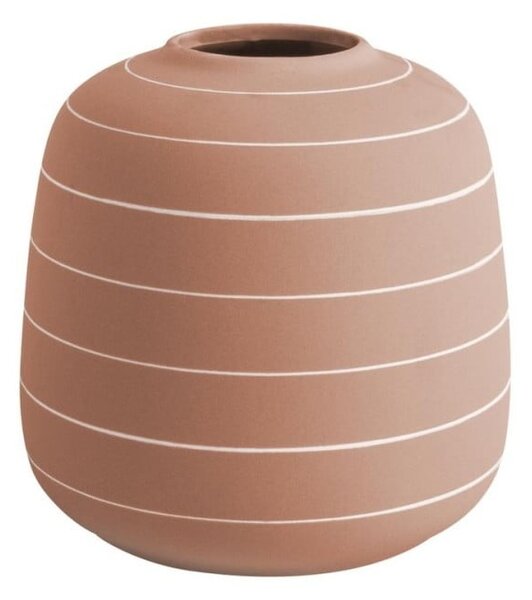 Vază din ceramică PT LIVING Terra, ⌀ 16,5 cm, cărămiziu