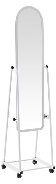 Oglinda cu rafturi Lomna Alb 38.5x37.5x160 cm