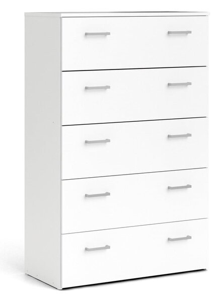 Comodă albă înaltă 74x115 cm Space – Tvilum
