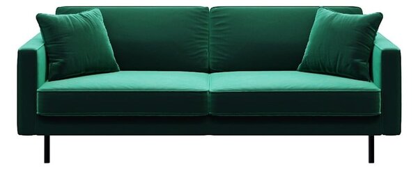 Canapea verde cu tapițerie din catifea 207 cm Kobo – MESONICA