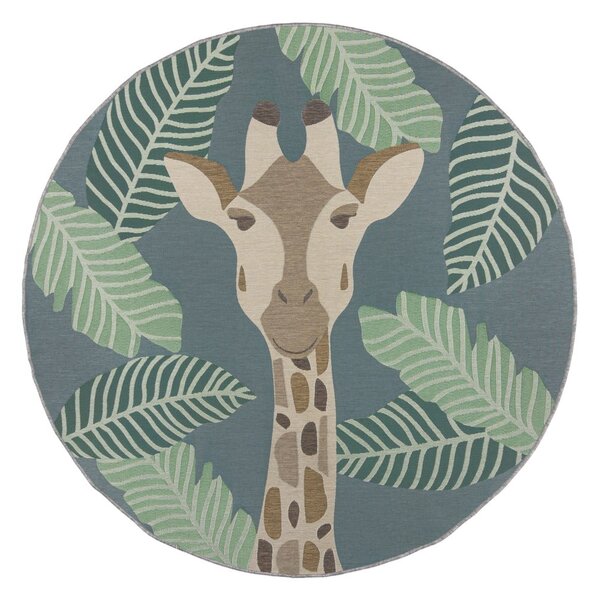 Covor de exterior verde rotund ø 160 cm Eric – Flair Rugs