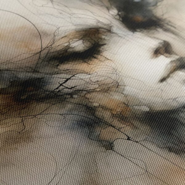 Tablou abstracție melancolică a femeii
