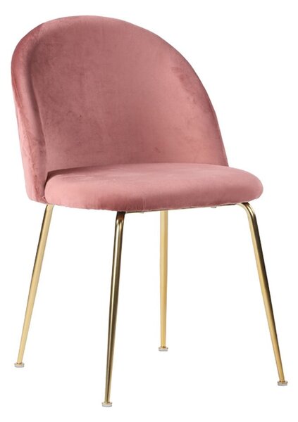 Set 2 scaune dining House Nordic Geneve, roz