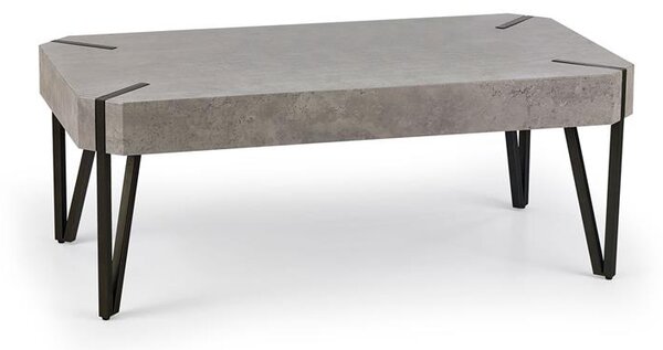 Masă de cafea Emilia (beton + negru). 796306