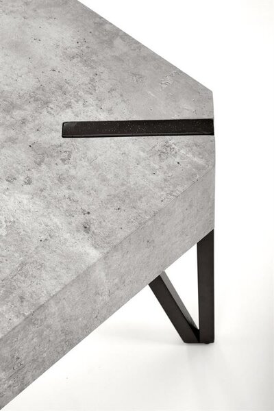 Masă de cafea Emilia (beton + negru). 796306