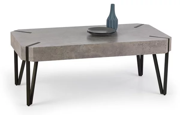 Masă de cafea Emilia (beton + negru). 796306
