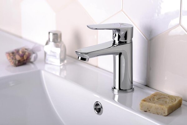 Aqualine Aqualine, baterie LOTTA pentru chiuvetă/cadă, pas 150 mm, crom, LT640