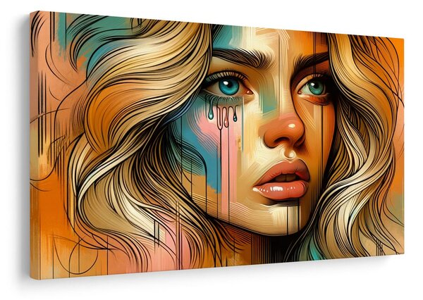 Tablou portret modern de femeie