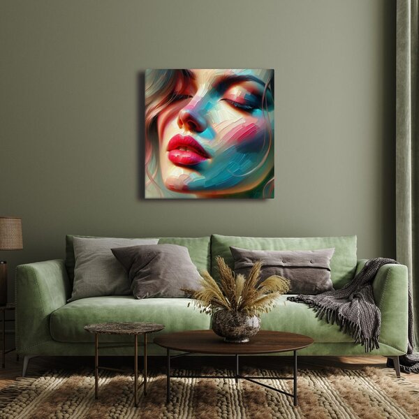Tablou portret feminin abstract