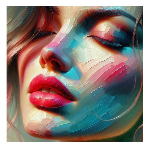 Tablou portret feminin abstract