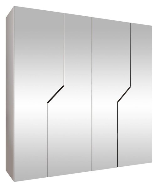 Dulap Hartford 601Alb, Negru, 20x20x5cm, Uși dulapUși dulap: Cu balamale