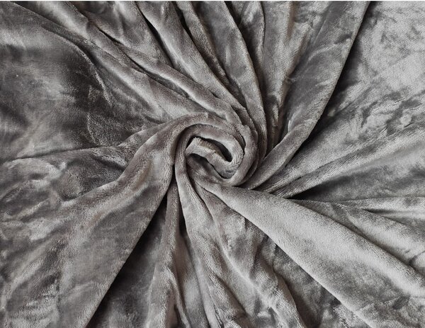 Cearșaf din micromicropluș My House, 180 x 200 cm, gri