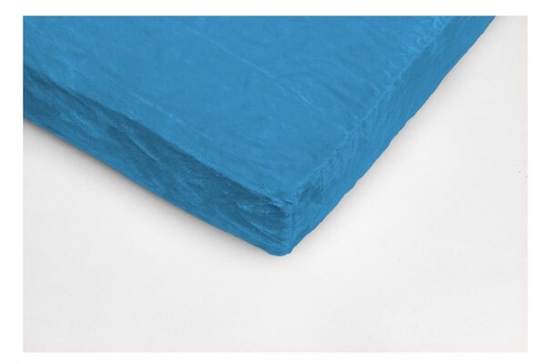 Cearșaf din micropluș My House, 180 x 200 cm, albastru turcoaz