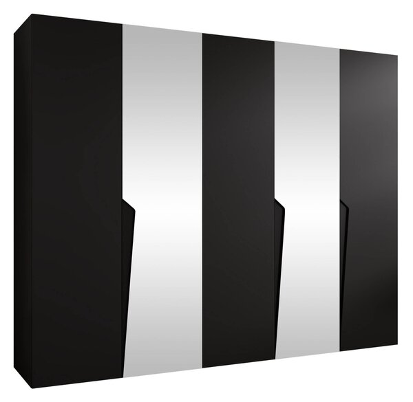 Dulap Hartford 611Negru, 20x25x5cm, Uși dulapUși dulap: Cu balamale