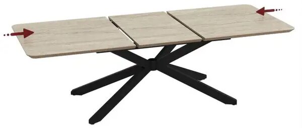 Masa extensibila din Mdf Travertin,Noe