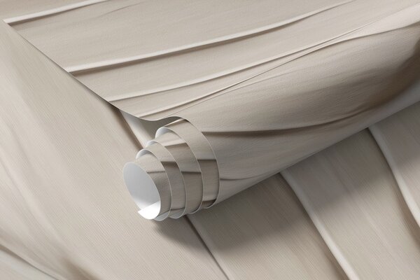 Tapet Frunze bej în relief cu umbre delicate, Fototapet Natură, Fototapet Frunze, w04614 : Uwalls.ro