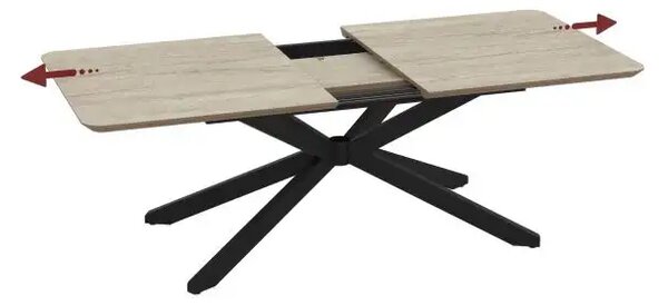 Masa extensibila din Mdf Travertin,Noe