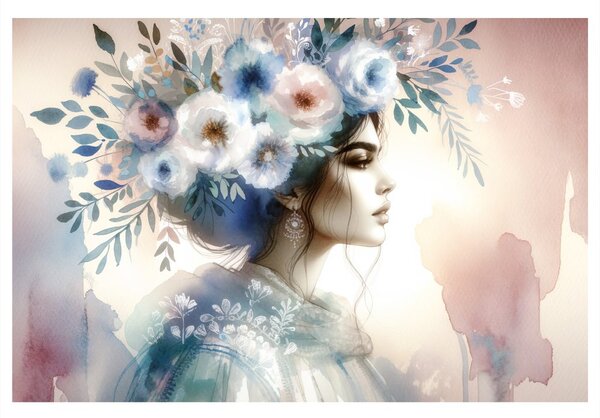 Tablou eleganță florală romantică