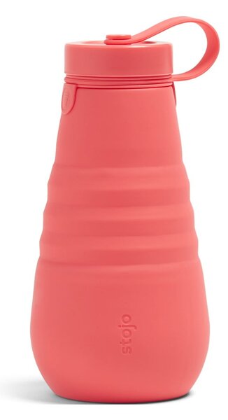 Sticlă pliabilă Stojo Bottle Coral, 590 ml, portocaliu
