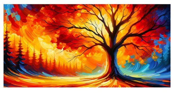Tablou arborele vieții de toamnă