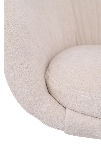 Scaun de dining pivotant Greta bej