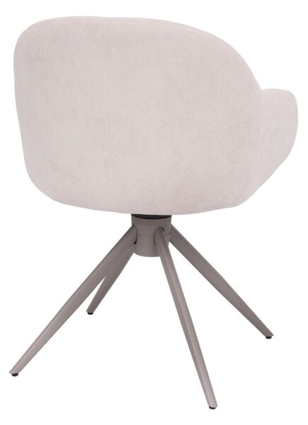 Scaun de dining pivotant Greta bej