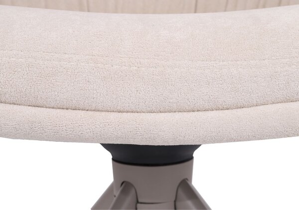 Scaun de dining pivotant Greta bej