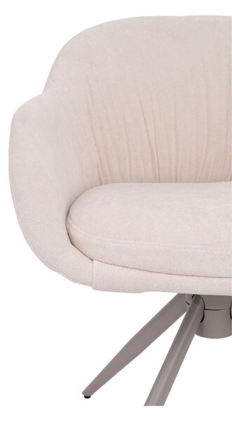 Scaun de dining pivotant Greta bej