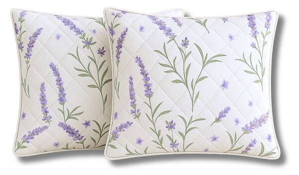 Set 2 Perne matlasate Lavanda Confort 70x70 cm