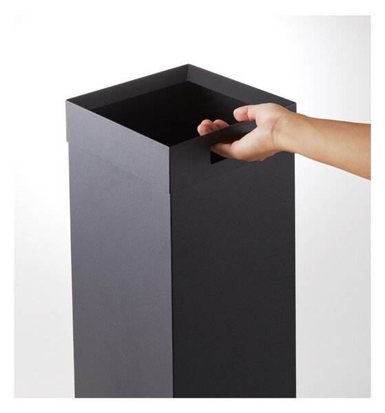 Coș de gunoi negru din metal 27 l Tall – YAMAZAKI