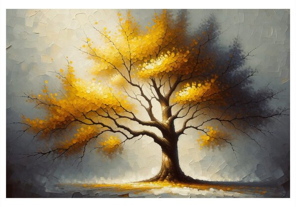 Tablou arborele vieții în culori de toamnă