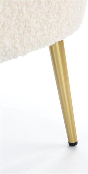 Fotoliu relax Goldie (Crem + Auriu). 1039475