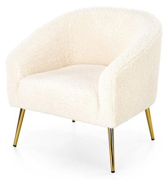 Fotoliu relax Goldie (Crem + Auriu). 1039475