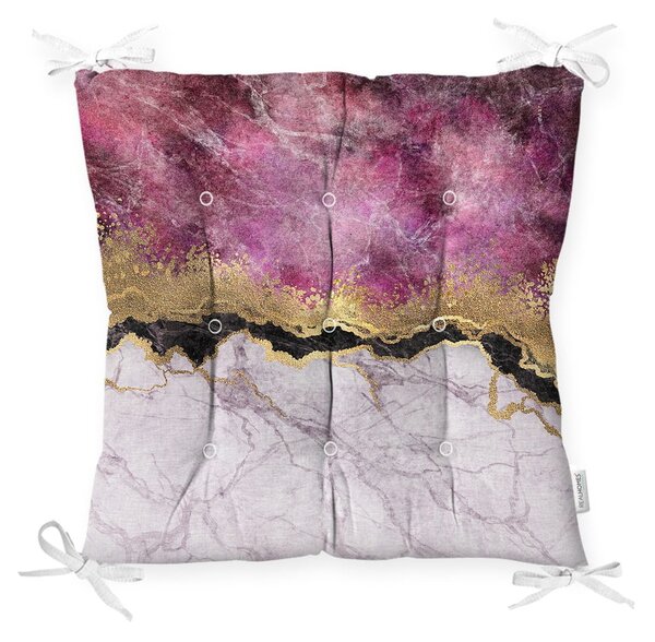 Pernă pentru scaun Minimalist Cushion Covers Pink Gold, 40 x 40 cm