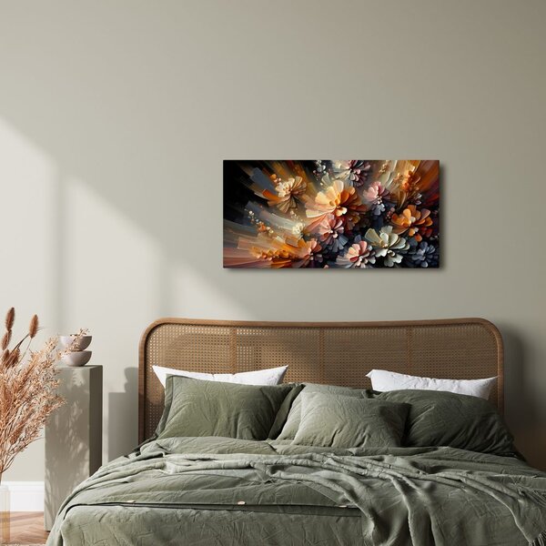 Tablou explozii florale abstracte