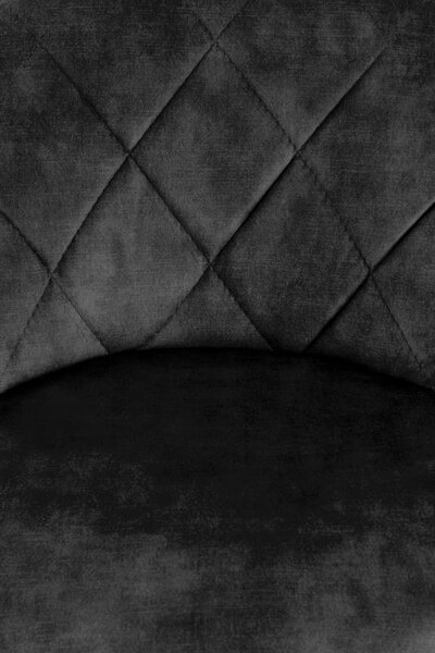 Scaun tip bar Henrietta (negru). 1039559
