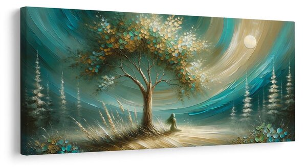 Tablou meditație sub arborele vieții