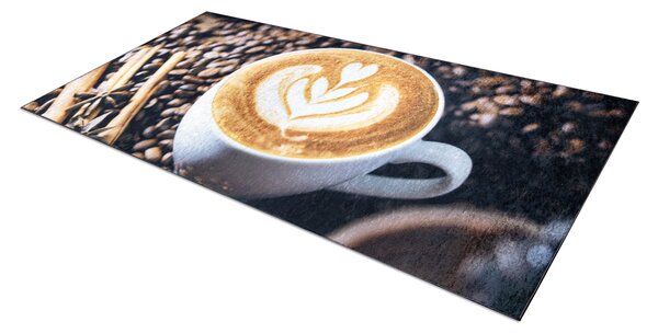 ANDRE 33210 covor lavabil Cafea bucatarie, anti-alunecare - maro