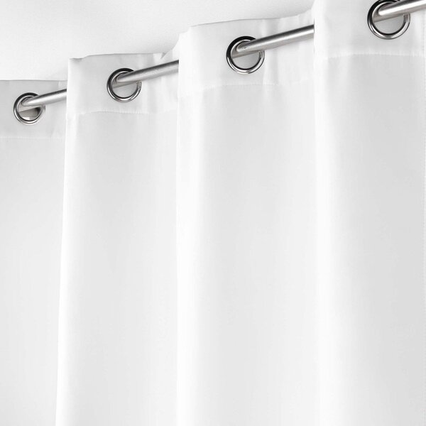 Draperie albă termoizolantă din microfibră 135x260 cm Micropolar – douceur d'intérieur