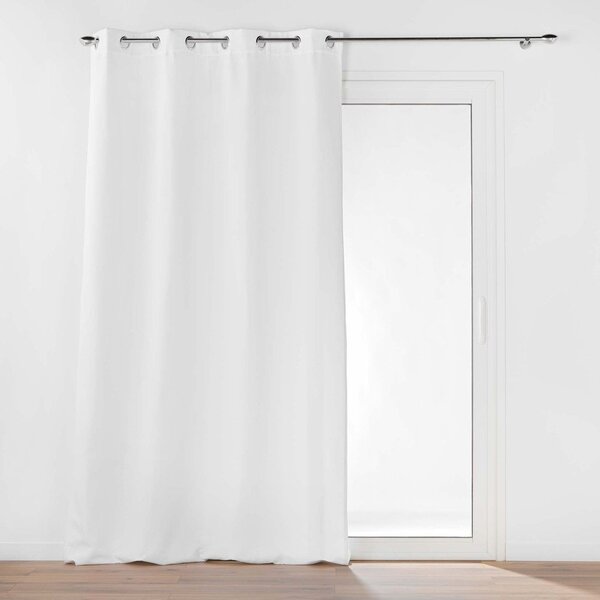 Draperie albă termoizolantă din microfibră 135x260 cm Micropolar – douceur d'intérieur