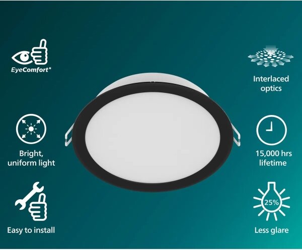 Philips - Corp de iluminat LED încastrat MESON/20W/230V 3000K