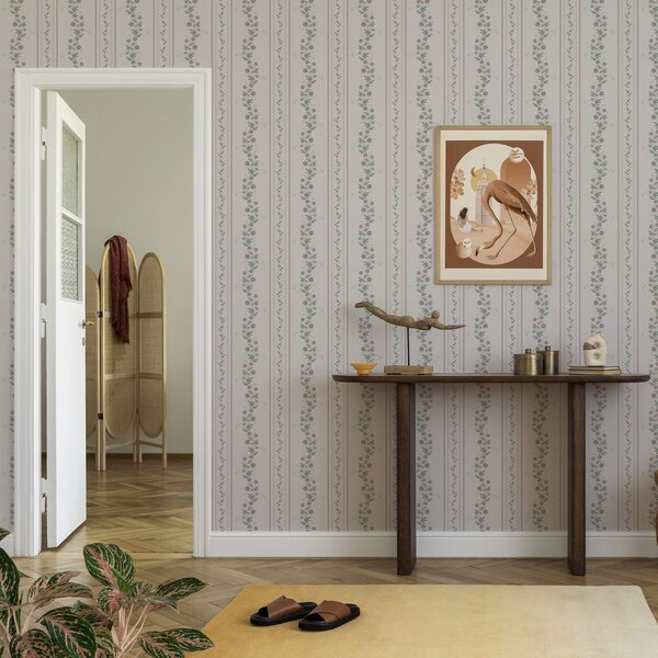 Tapet Dungi delicate cu flori de lavandă, vintage, Tapet flori, a00671 : Uwalls.ro