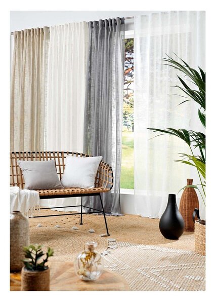 Perdea albă 140x240 cm Haltona – douceur d'intérieur