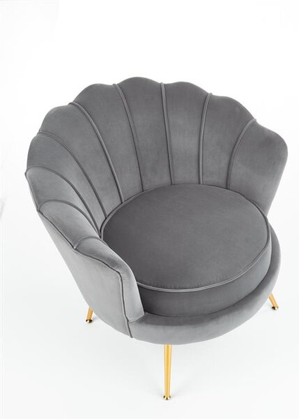 Fotoliu relax Altha (gri + Auriu). 1039465