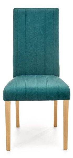Scaun de sufragerie Delph (smaragd + stejar miere). 1039705