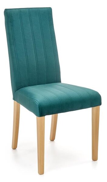 Scaun de sufragerie Delph (smaragd + stejar miere). 1039705