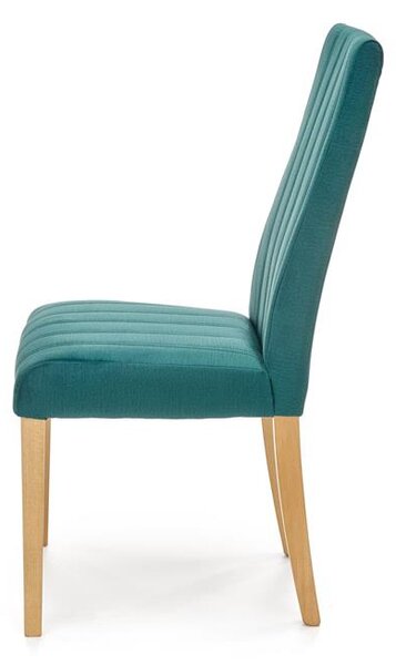 Scaun de sufragerie Delph (smaragd + stejar miere). 1039705